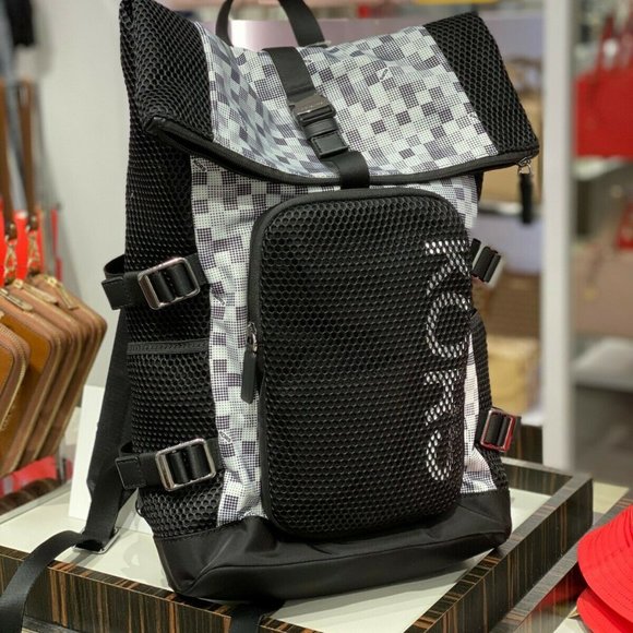 kent floral nylon jacquard backpack